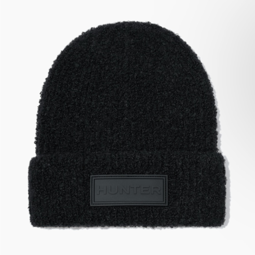 NWT Hunter Tonal Patch Beanie-Black